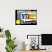 マルチパインスパイアス- Fifth Elementによる ポスター (ホームオフィス)