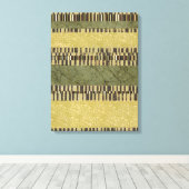 マルチパターン化パネ絵画ル キャンバスプリント (インサイチュ (ウッドフロア))