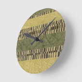 マルチパターン化パネ絵画ル ラウンド壁時計 (傾斜)