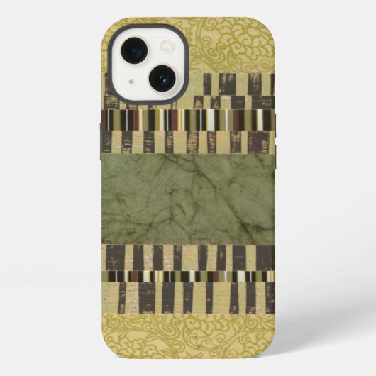 マルチパターン化パネ絵画ル iPhoneケース (裏面)