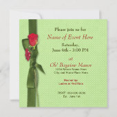 マルチパーパス レッド ローズ インビテーション (裏面)