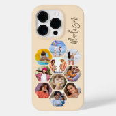 マルチフォトコラージュ シンプル モダン オーダーメイド Case-Mate iPhoneケース (裏面)