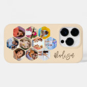 マルチフォトコラージュ シンプル モダン オーダーメイド Case-Mate iPhoneケース (裏面 (横))