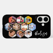 マルチフォトコラージュ シンプル モダン オーダーメイド Case-Mate iPhoneケース (裏面 (横))