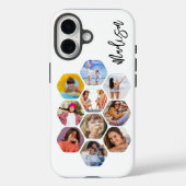 マルチフォトコラージュ シンプル モダン オーダーメイド Case-Mate iPhoneケース (裏面)