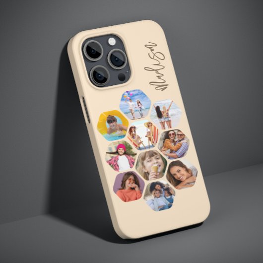 マルチフォトコラージュ シンプル モダン オーダーメイド Case-Mate iPhoneケース