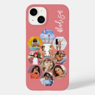 マルチフォトコラージュ シンプル モダン オーダーメイド Case-Mate iPhone 14ケース