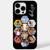 マルチフォトコラージュ シンプル モダン オーダーメイド Case-Mate iPhoneケース (裏面)