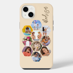 マルチフォトコラージュ シンプル モダン オーダーメイド iPhone 14 PLUSケース