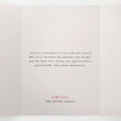 マルチフォトコラージュ トリフォールド レターラップ インビテーション (内部中)