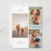 マルチフォト オフセットギャラリー ホリデーカード (正面)