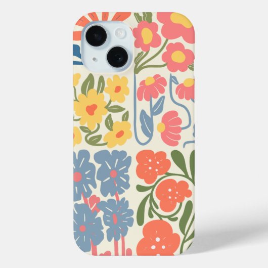 マルチフラワー – Boho Phoneケース Case-Mate iPhoneケース (裏面)