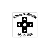 マルチプレイヤーモード木製アナウンスメントスタンプ ラバースタンプ (インプリント)