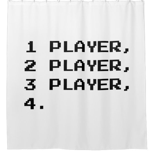マルチプレイヤー シャワーカーテン (正面)