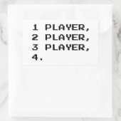 マルチプレイヤー 長方形シール (バッグ)