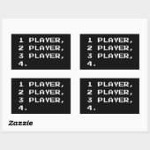 マルチプレイヤー 長方形シール (シート)