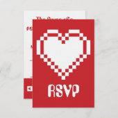 マルチプレーヤーモード(さくらんぼRSVPカード) 出欠カード (正面/裏面)