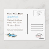 マルチプー雑種新しい子犬の社交性 ポストカード (裏面)