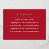 マルチミニマルフォト金ゴールド 箔シーズンカード (裏面)