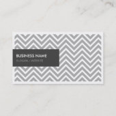 マルチメディアアニメータモダン – グレーシェブロン 名刺 (裏面)