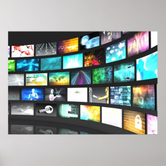 マルチメディア技術デジタル機器情報 ポスター