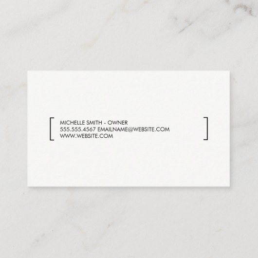 マルチメディア 名刺 (裏面)