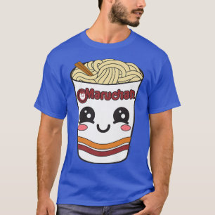 マルチャン かわいい ラーメン カップ 顔 878 Tシャツ