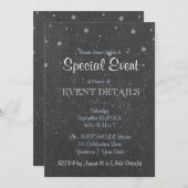 マルチユース | 黒板の星 招待状 (正面/裏面)