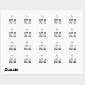 マルチーズおもしろい犬は私を幸せにするあまり スクエアシール (シート)