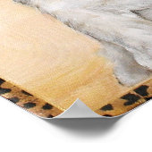 マルチーズとヨークシャーテリアアップ ポスター (角)