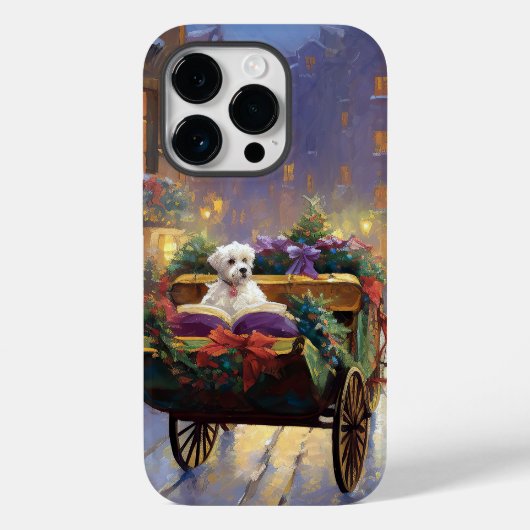 マルチーズのクリスマス Case-Mate iPhoneケース (裏面)