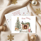 マルチーズのホリデーシーズン - マルチーズの犬のデザイン シーズンカード