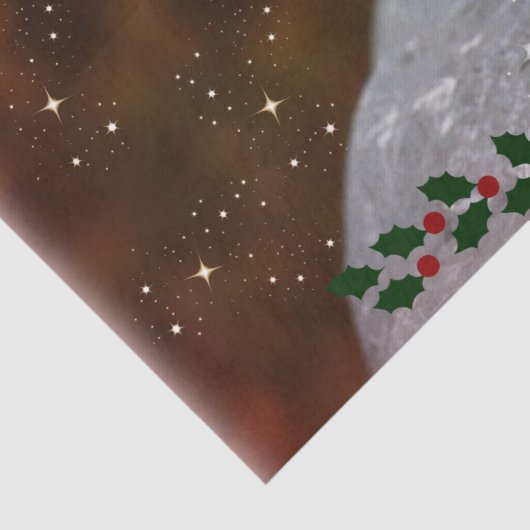 マルチーズの子犬のクリスマス、かわいくてかわいい 薄葉紙 (詳細)