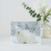 マルチーズはがき ポストカード (スタンド正面)