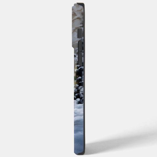 マルチーズは雪のクリスマスを許す Case-Mate iPhoneケース (裏面 / 左)