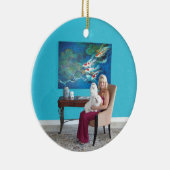 マルチーズカスタムオーナメント セラミックオーナメント (右)