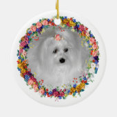 マルチーズカスタムオーナメント セラミックオーナメント (裏面)