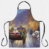 マルチーズクリスマスフェスティバルシーズン エプロン (正面)