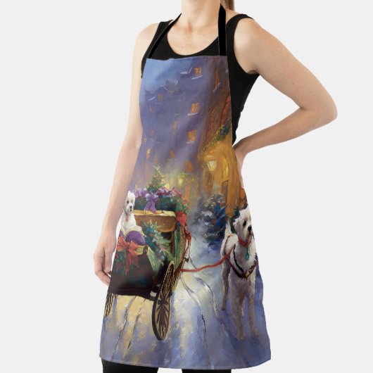 マルチーズクリスマスフェスティバルシーズン エプロン (インサイチュ)