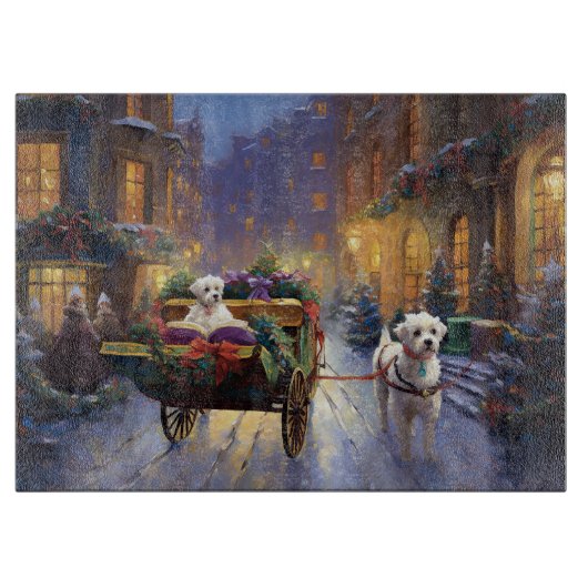 マルチーズクリスマスフェスティバルシーズン カッティングボード (正面)