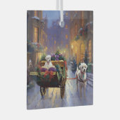 マルチーズクリスマスフェスティバルシーズン ガラスオーナメント (正面右)