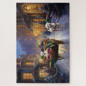 マルチーズクリスマスフェスティバルシーズン ジグソーパズル (縦)