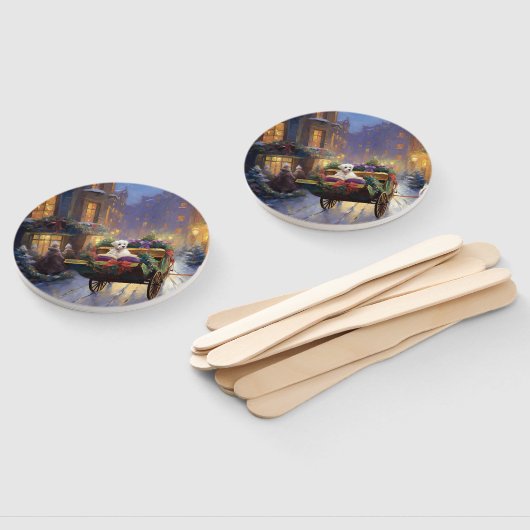 マルチーズクリスマスフェスティバルシーズン ハンドファン (組立なし)