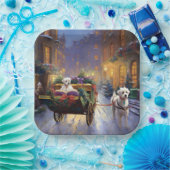 マルチーズクリスマスフェスティバルシーズン ペーパープレート (パーティー)