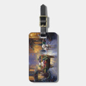 マルチーズクリスマスフェスティバルシーズン ラゲッジタグ (正面縦)