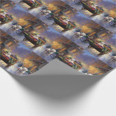 マルチーズクリスマスフェスティバルシーズン ラッピングペーパー (角)