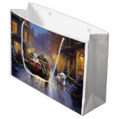 マルチーズクリスマスフェスティバルシーズン ラージペーパーバッグ (正面アングル)