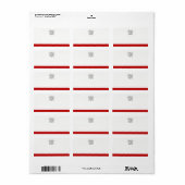 マルチーズクロスシンボル |アド空白のレス ラベル (フルシート)