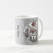 マルチーズクロス消防カスタム士mag コーヒーマグカップ (正面右)