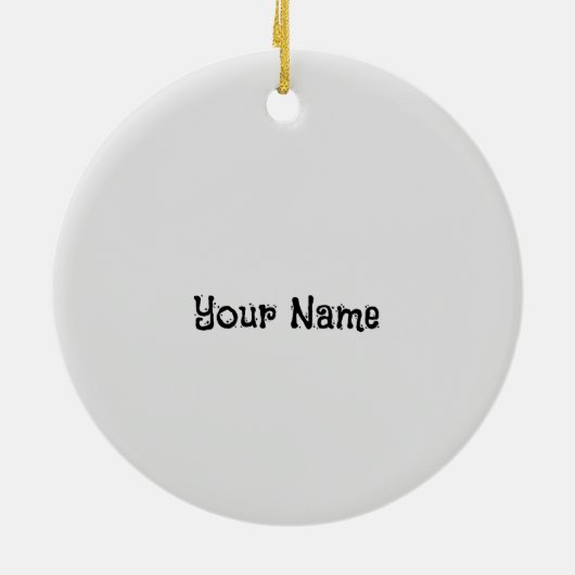 マルチーズクロス消防士ファイアートラックオーナメント セラミックオーナメント (裏面)